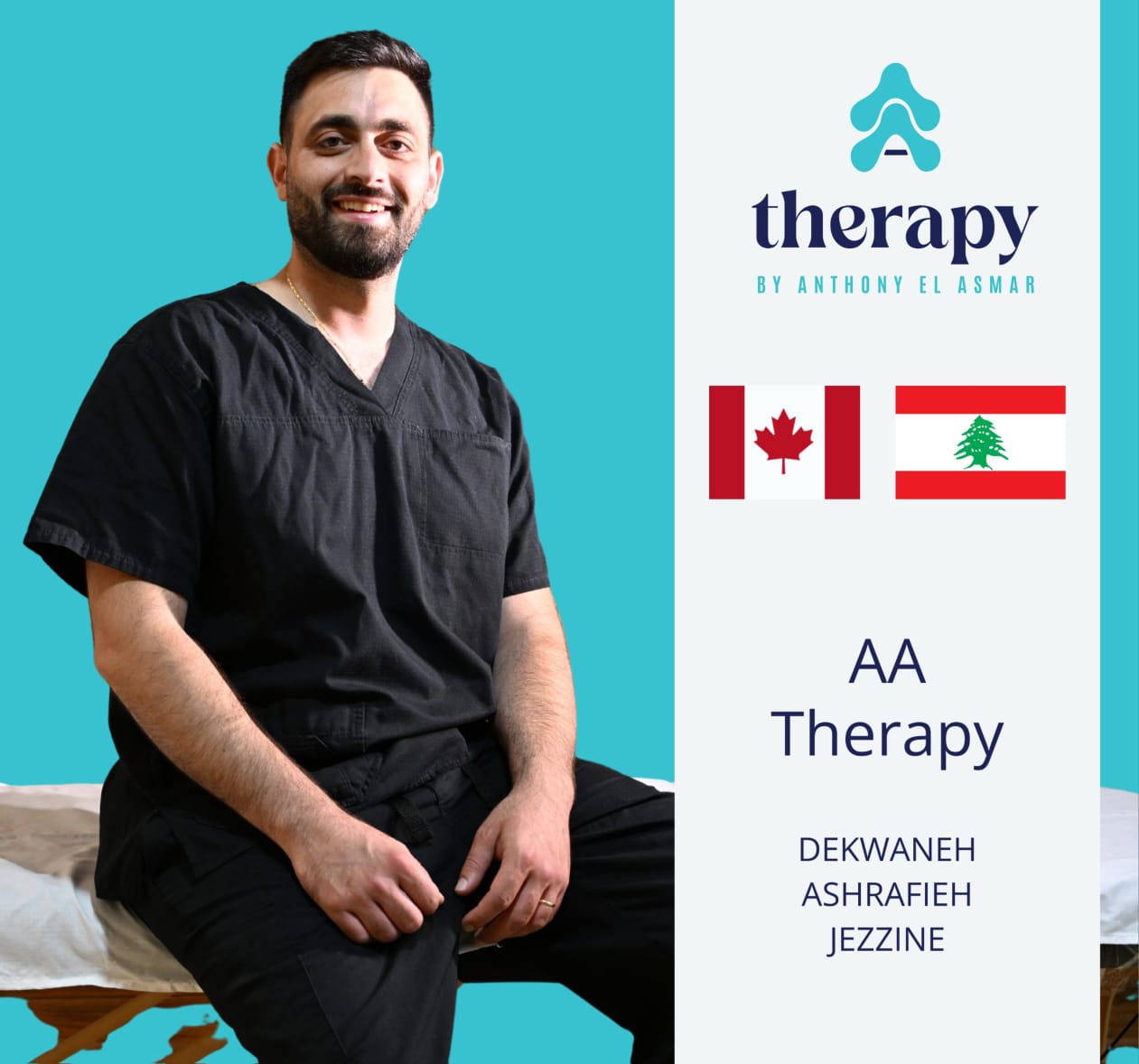Portrait of physiotherapist Dr. Anthony El Asmar